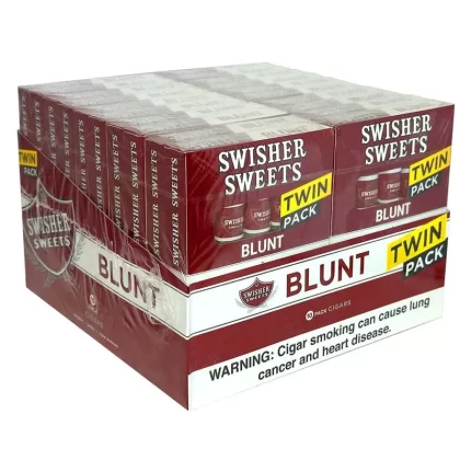 Swisher Sweets Natural Blunts - Product#Natural~Packaging#10 Packs of 5>20 Packs of 5 (Twin Packs)