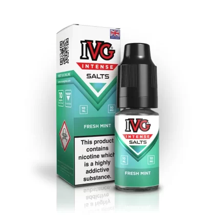 IVG Intense Nic Salt E Liquid Fresh Mint - Nicotine strength#20mg>10mg
