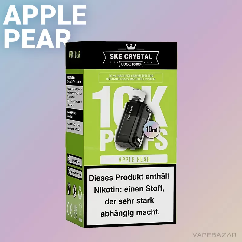 SKE Crystal Edge 10k – Apple Pear - 20mg/ml - Image 2