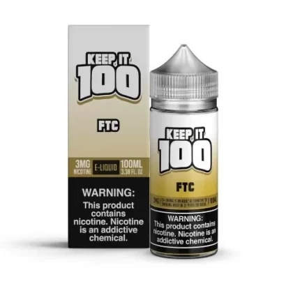 Keep It 100 E-Liquid – FTC 100ml - Vape Product; Vape Product, Vape Product (2172A8)