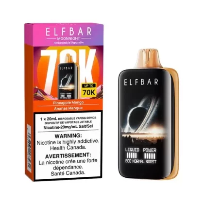 Elf Bar MoonNight 70K – Pineapple Mango Disposable Vape