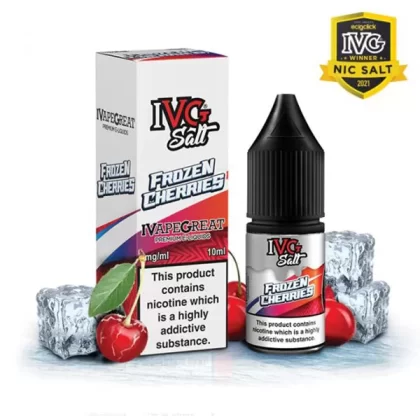 IVG Frozen Cherries Nic Salt E-Liquid - 10mg
