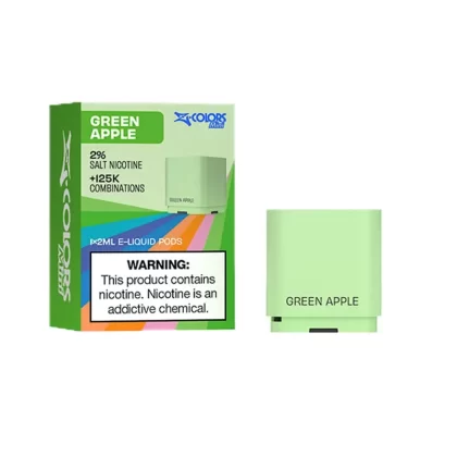 Zlabs Zcolors Mini Green Apple Pod - Nicotine Strength#Green Apple (2943C7)