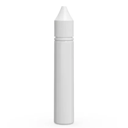 CHUBBY GORILLA | Child Resistant Unicorn V3 PET Dropper Bottles White | 30mL – w/ White Lid – 1000 Count
