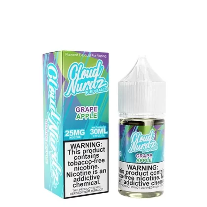 Iced Grape Apple by Cloud Nurdz TFN Salts 30mL - 50MG