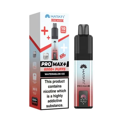 Hayati Pro Max Plus 6000 Puffs 10mg Watermelon Ice - 10mg