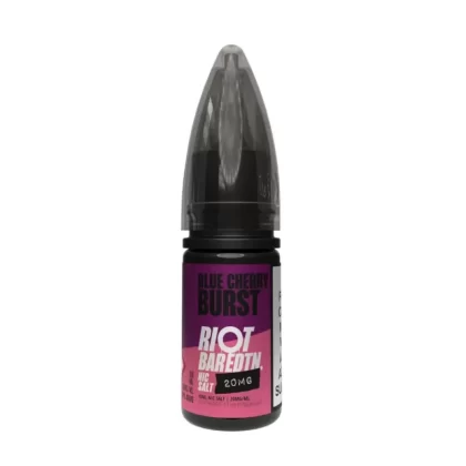 Blue Cherry Burst Nic Salt E-Liquid Bar Edition by Riot Squad (10ml) - 5mg