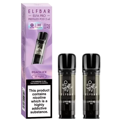 Peach Ice Elfbar Elfa Pro Pods - Ecigwizard