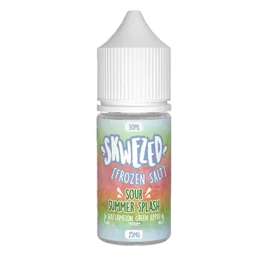 Frozen Sour Summer Splash (Watermelon Green Apple Ice) By Skwezed Salt Series 30mL