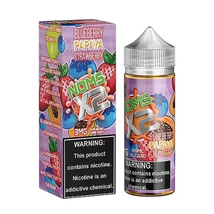 Nomenom – X2 Blueberry Papaya Strawberry - Nicotine level#0mg>3mg>6mg