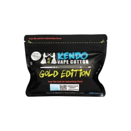 Kendo Vape Cotton – Gold Edition – Organic - Vapecraftinc
