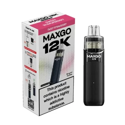 Relx Maxgo 12k Prefilled Pod Kit Sweet Strawberry - Nicotine Strength#20mg (DA2E35)