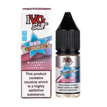 IVG 10ml Bar Favourites – Blueberry Cherry Cranberry