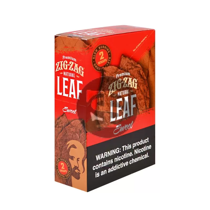 Zig Zag Natural Leaf Wraps, 25x2ct Sweet - Ejuicewarehouse