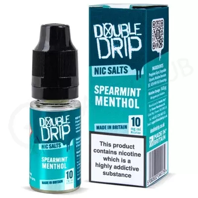 Spearmint Menthol Nic Salt E-Liquid by Double Drip