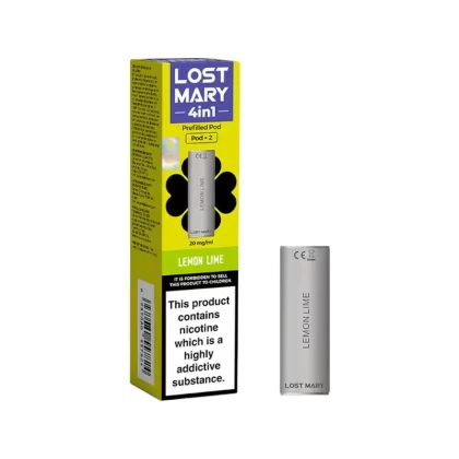 Lost Mary 4in1 Lemon Lime Pods (2 Pack) - Nicotine Strength#20mg