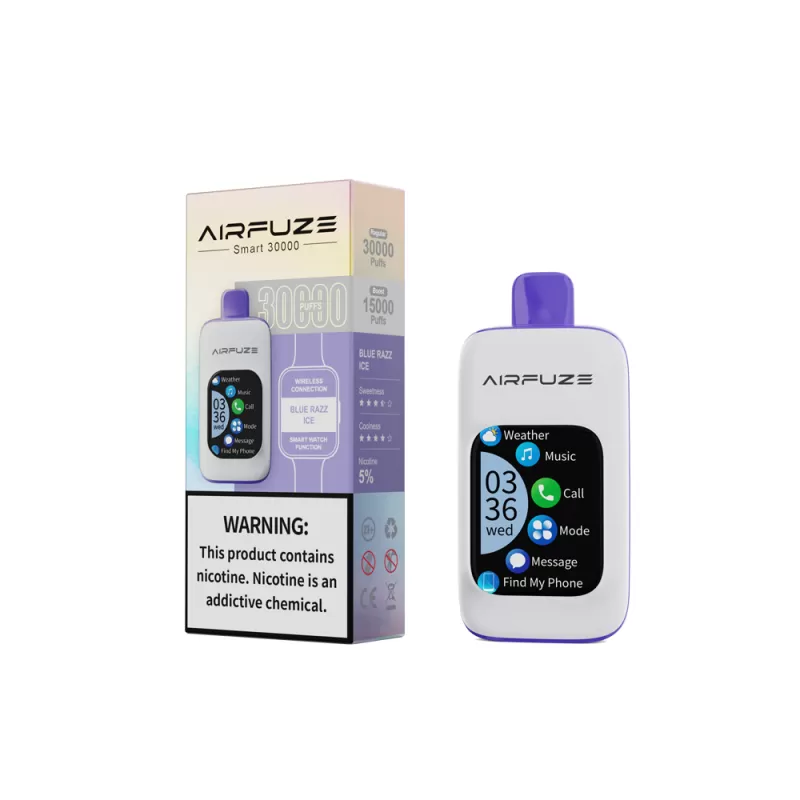 AIRFUZE Smart 30K Disposable Device - 30000 Puffs - Peach Raspberry - Image 3