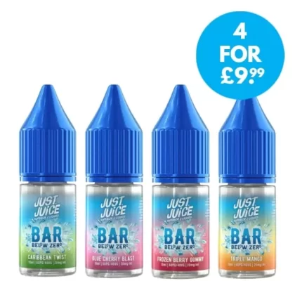 Just Juice 20mg (2%) Below Zero Nic Salt 10ml - Vape Co