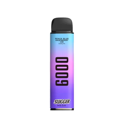 Slugger Peach Blue Raspberry Ice Disposable Vape – 6000 Puffs