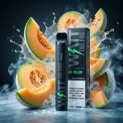 Watt The Fog Disposable – Ice Melon - Vapebazar