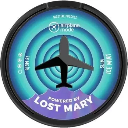 Lost Mary Airplane Mode Nicotine pouches – Ice Mint - Vape Product, Vape Product