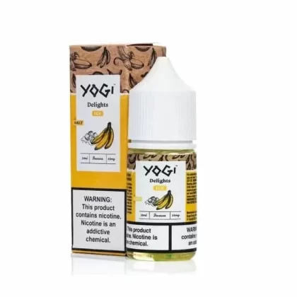 Yogi Delights Salt – Banana Ice 30ml - Nicotine Level#20 mg>35 mg>50 mg