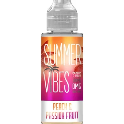Summer Vibes Peach & Passion Fruit E Liquid 120ml