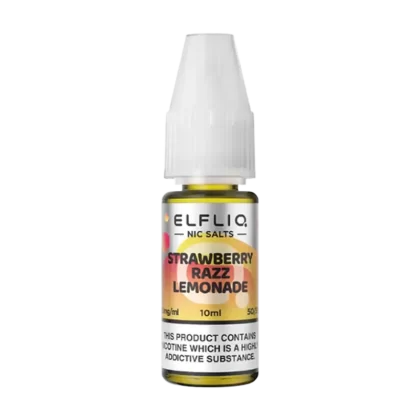 Strawberry Razz Lemonade Elfliq Nic Salt by Elfbar - 10ml - 5mg - Vape Product