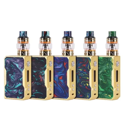 VOOPOO Gold Drag Resin 157W Starter Kit With UFORCE Tank (5ML) - Azrue