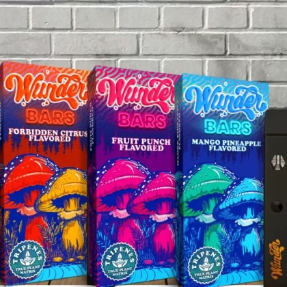 Wunder Bars Magic Mushroom Disposable Vape 2.2g - flavor#Forbidden Citrus>Fruit Punch>Mango Pineapple