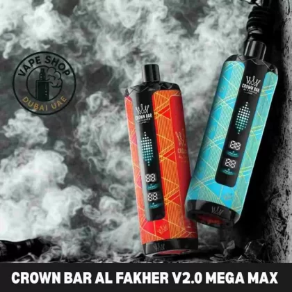 Crown Bar Al Fakher v2.0 Mega Max 0.6mg nicotine 40000 puffs Buy in Dubai - Vapeshopdubaiuae