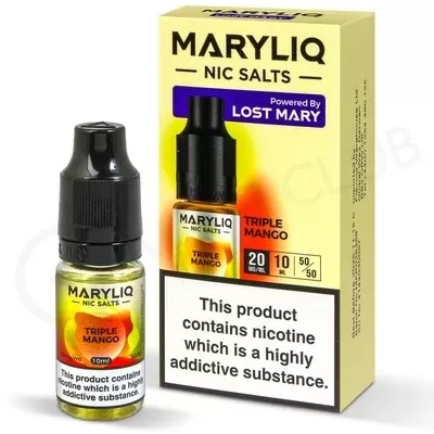 Triple Mango Nic Salt E-Liquid by Lost Mary Maryliq - Ecigpremium