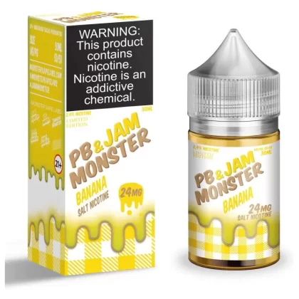 PB & Jam Monster Salt Nic Premium E-Liquid 30ml - Strawberry / 48mg