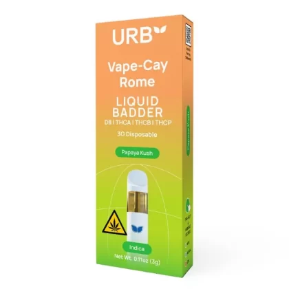 Urb Liquid Badder Disposable Vape 3G - Vaperanger