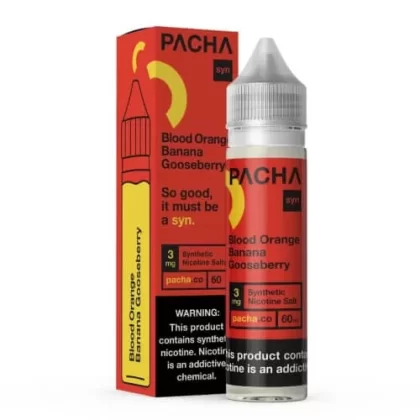 Pachamama – Blood Orange Banana Gooseberry – 60mL - Vape Product; Vape Product, Vape Product (C12A91)