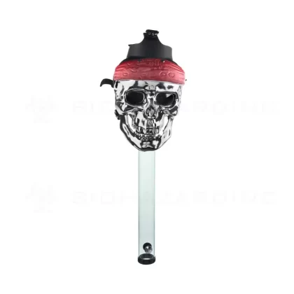 Gas Mask | Silver Bandana Skull Mask Steamroller | 12″ – Acrylic – Assorted Colors
