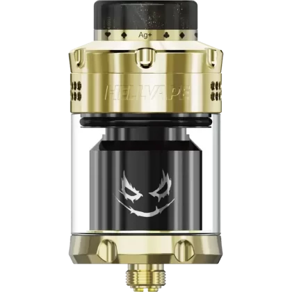 Hellvape Dead Rabbit 3 RTA J Edition - Colour#Shiny Gold Black>Shiny Steel Blue>Shiny Gunmetal Purple