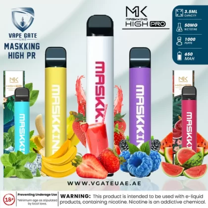 Maskking High PRO (Buy 2 Get 1 FREE) Disposable 1000 Puffs - Ice Mango
