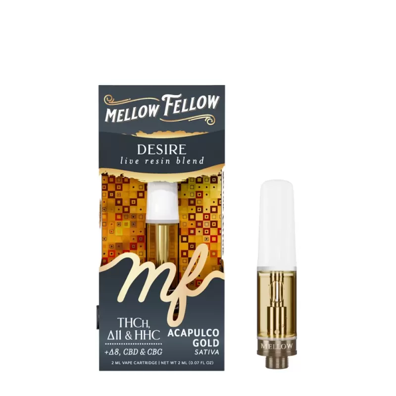 Mellow Fellow Live Resin Cart – 2 Grams - Discountvapepen - Image 2