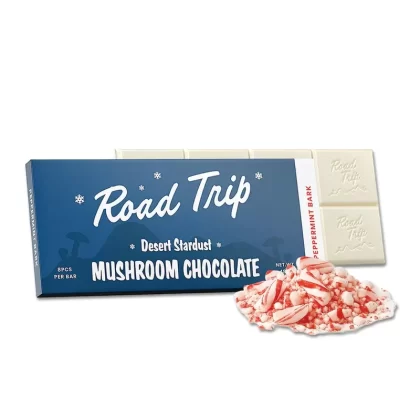 Desert Stardust Magic Mushroom Chocolate Bar – Peppermint Bark - Ecigdepot