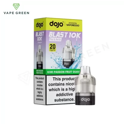 Kiwi Passion Fruit Guava Prefilled Pod by Vaporesso Dojo Blast 10K