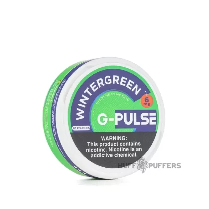 G-Pulse Nicotine Pouches – Wintergreen - Nicotine Strength#6mg>10mg>15mg
